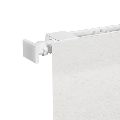 Sulugood No Drill Cordless Roman Shades Easy Installation for Windows close-up of a no-drill mounting mechanism.