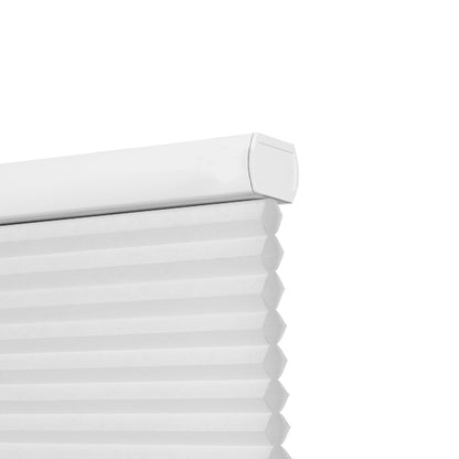 Sulugood Cordless Smart Motorized Blackout & Light Filtering Cellular Shades close-up view of honeycomb design.
