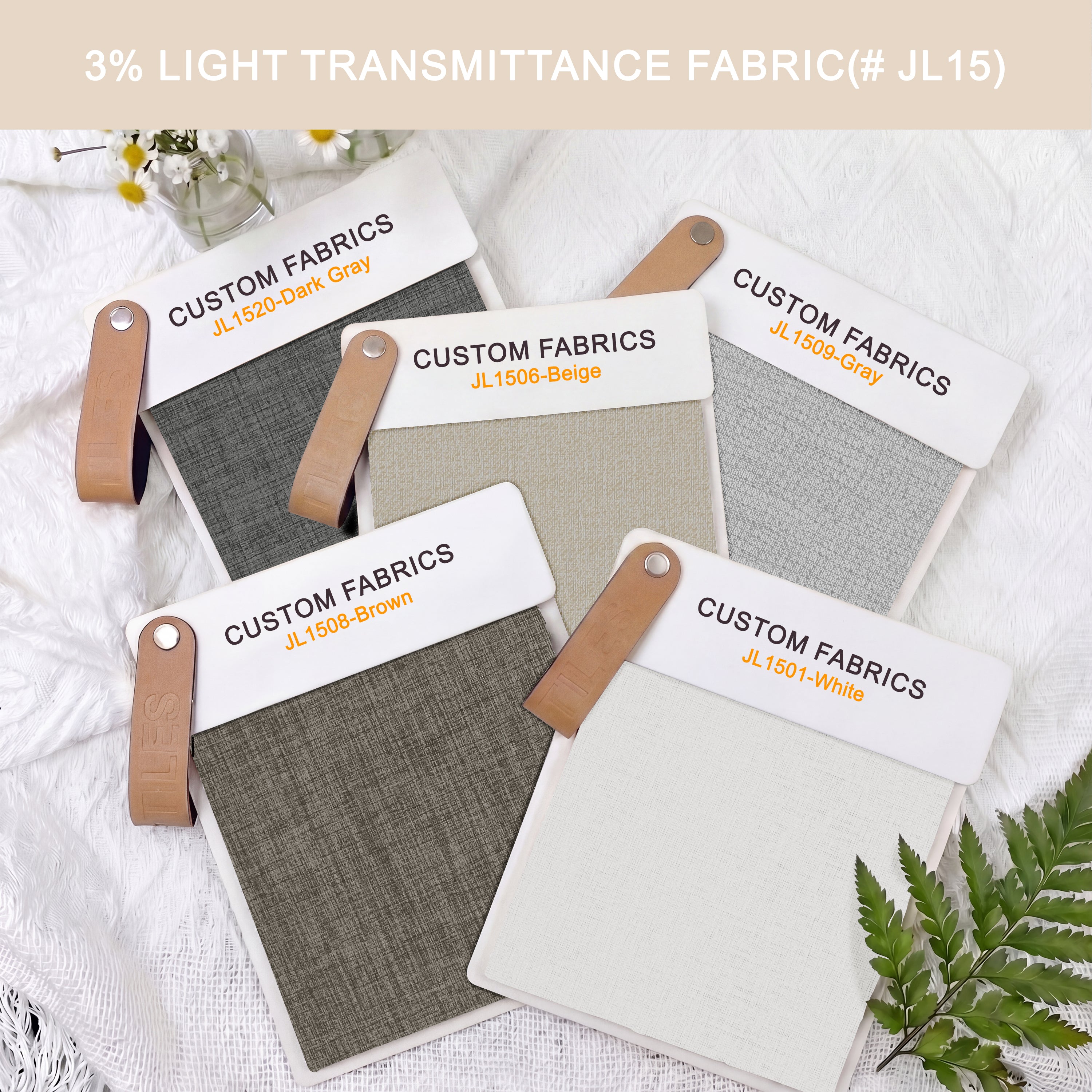 Sulugood Roller Shade Fabric Samples