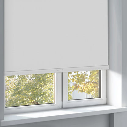 Sulugood Classic Jacquard Cordless Roller Shades in a bright window setting with natural light.