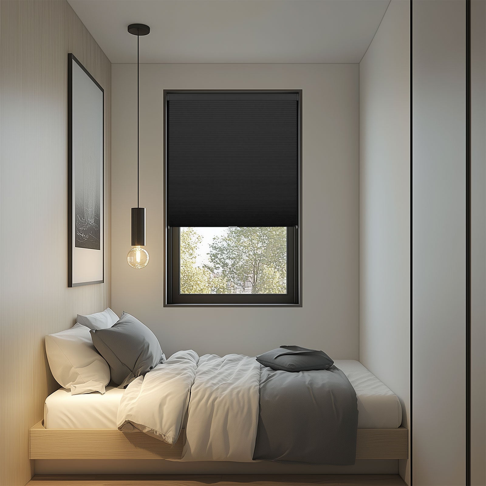 Sulugood Classic Blackout Cordless Cellular Shades