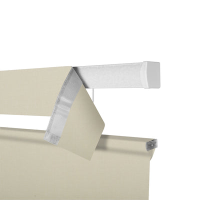 Sulugood Cordless Top-Down Bottom-Up Linen  Roman Shades