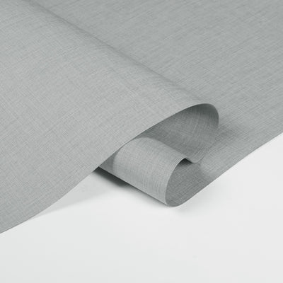 Sulugood Paceful Cross-patterned Double-Sided Same Colored Blackout Linen Roller Shades fabric detail.