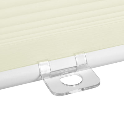 Sulugood No Drill Light Filtering Blackout Cellular Shade close-up showing installation clip.