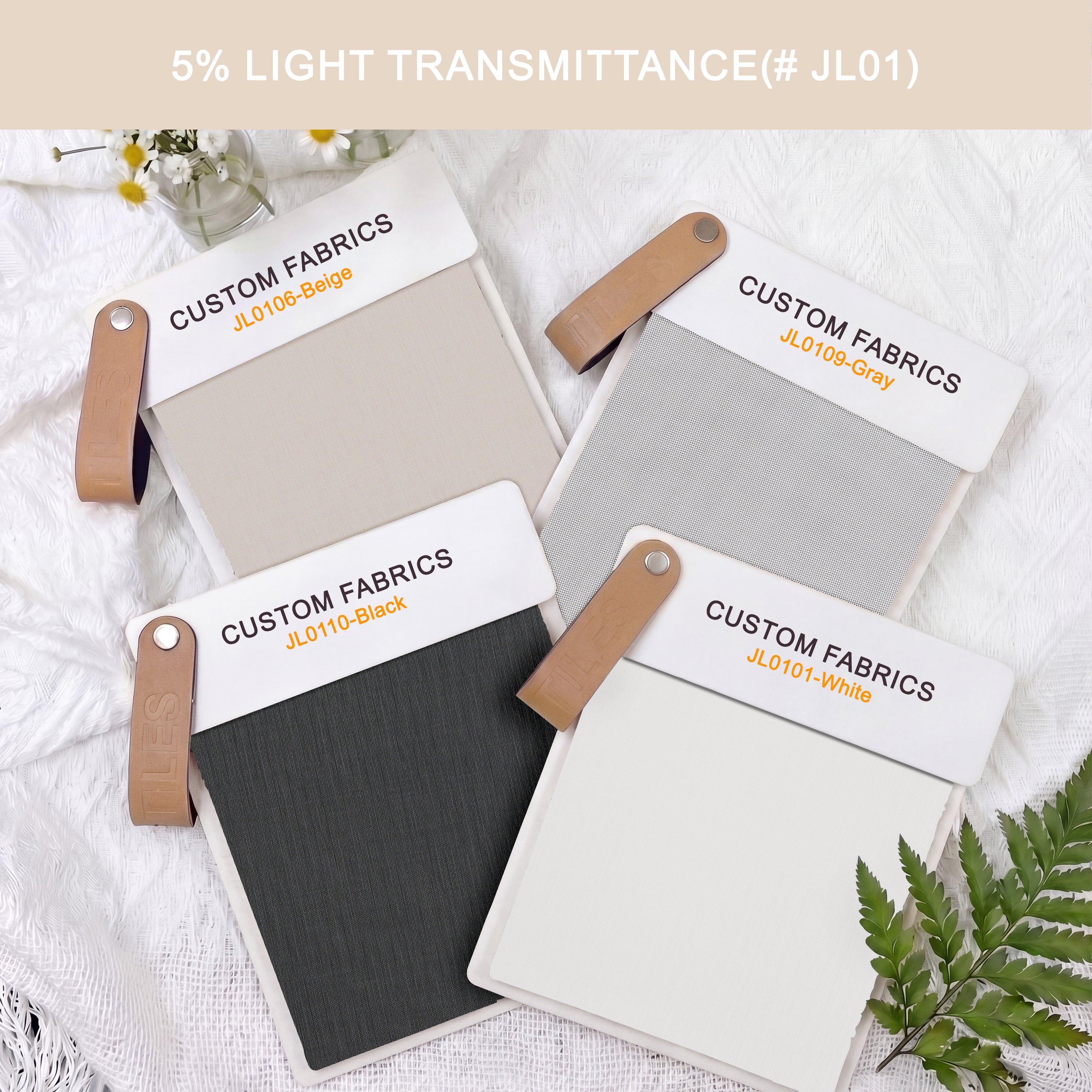 Sulugood Roller Shade Fabric Samples