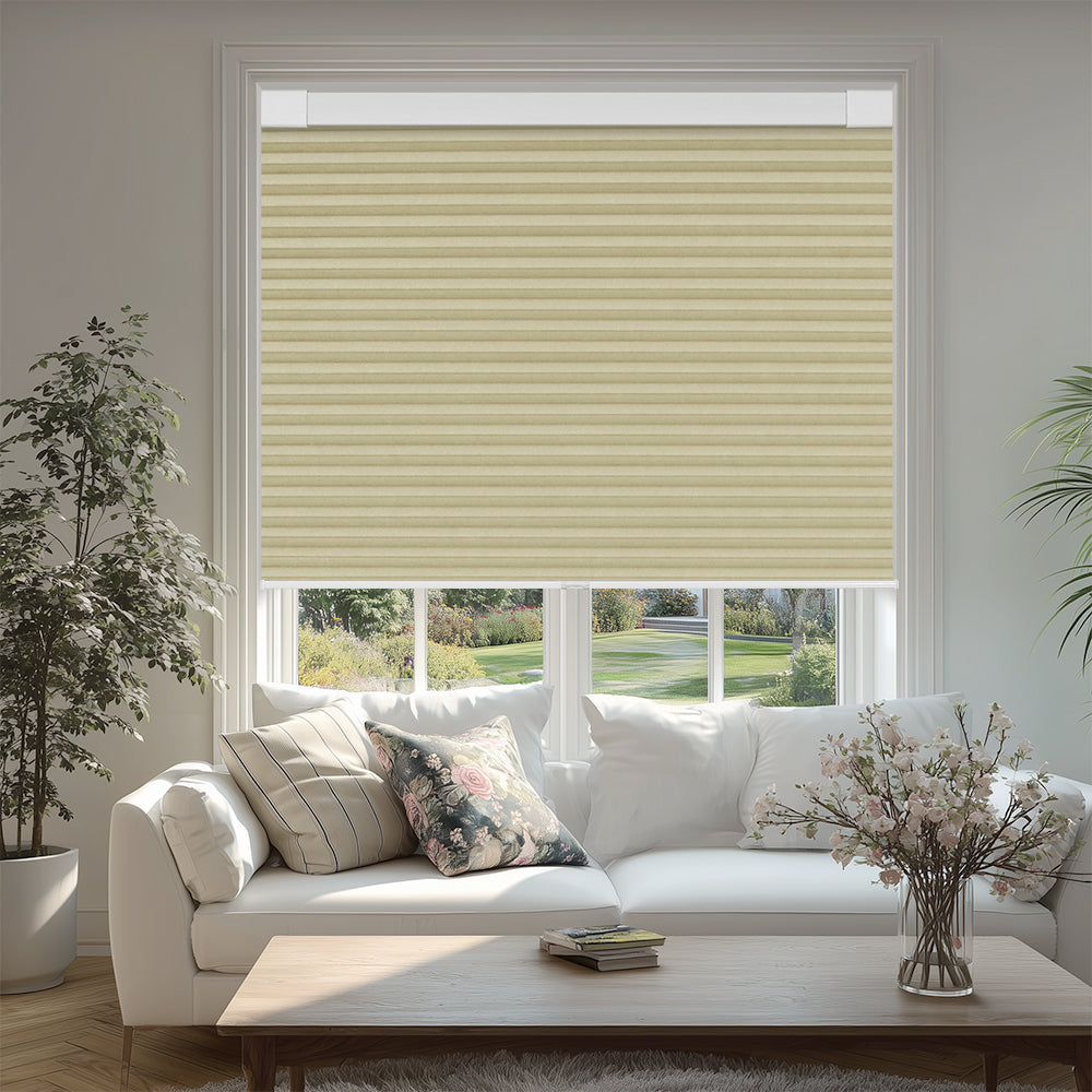 Sulugood Custom Cordless Mini Honeycomb No Drill Cellular Shades