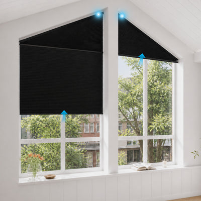 Sulugood Custom Specialty Cellular Shades for Angled & Arch Windows