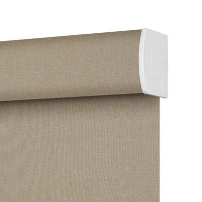 Sulugood Linen Double-sided Same Color Cordless Blackout Roller Shades