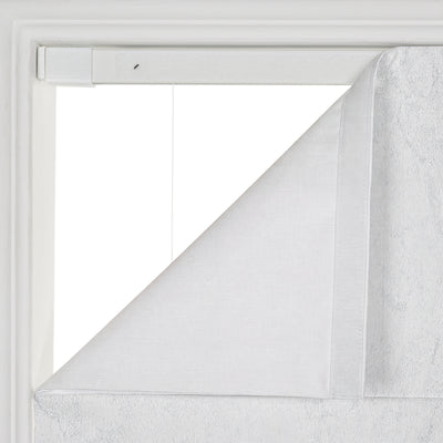 Sulugood No Drill Cordless Cloudstone Fabric Blackout Custom Roman Shades
