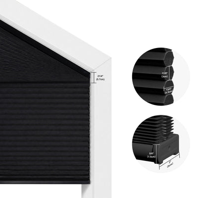 Sulugood Custom Specialty Cellular Shades for Angled & Arch Windows