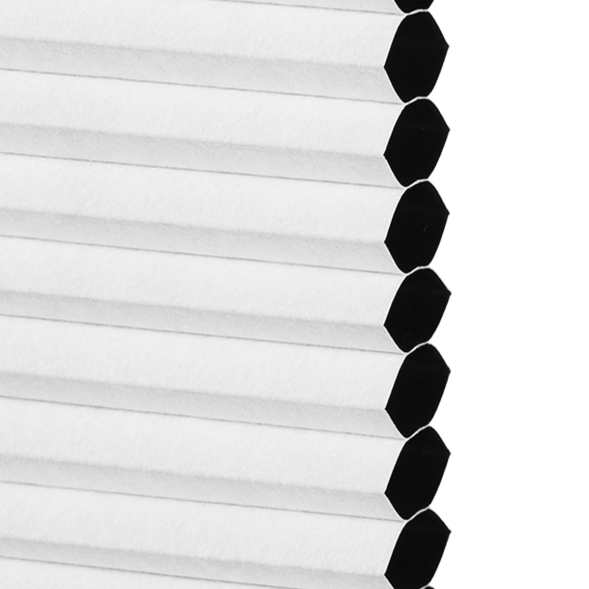 Sulugood No Drill Cordless Top-Down Bottom-Up Easy Install Cellular Shades detailed view of honeycomb structure.
