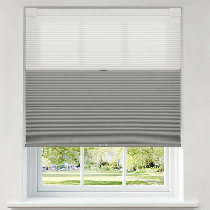 Sulugood No drill Cordless Light-controlling Day and Night Cellular Shade