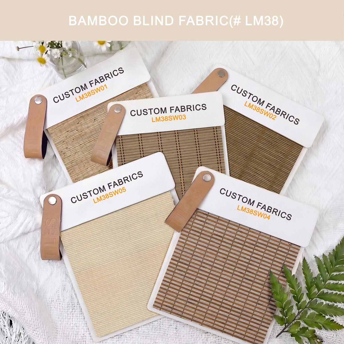 Sulugood Roman Shade Fabric Samples