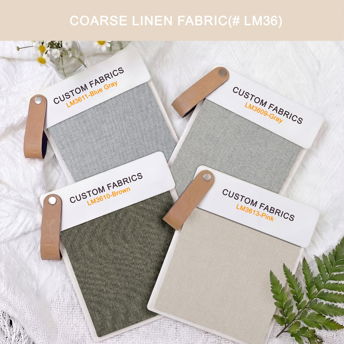 Sulugood Roman Shade Fabric Samples