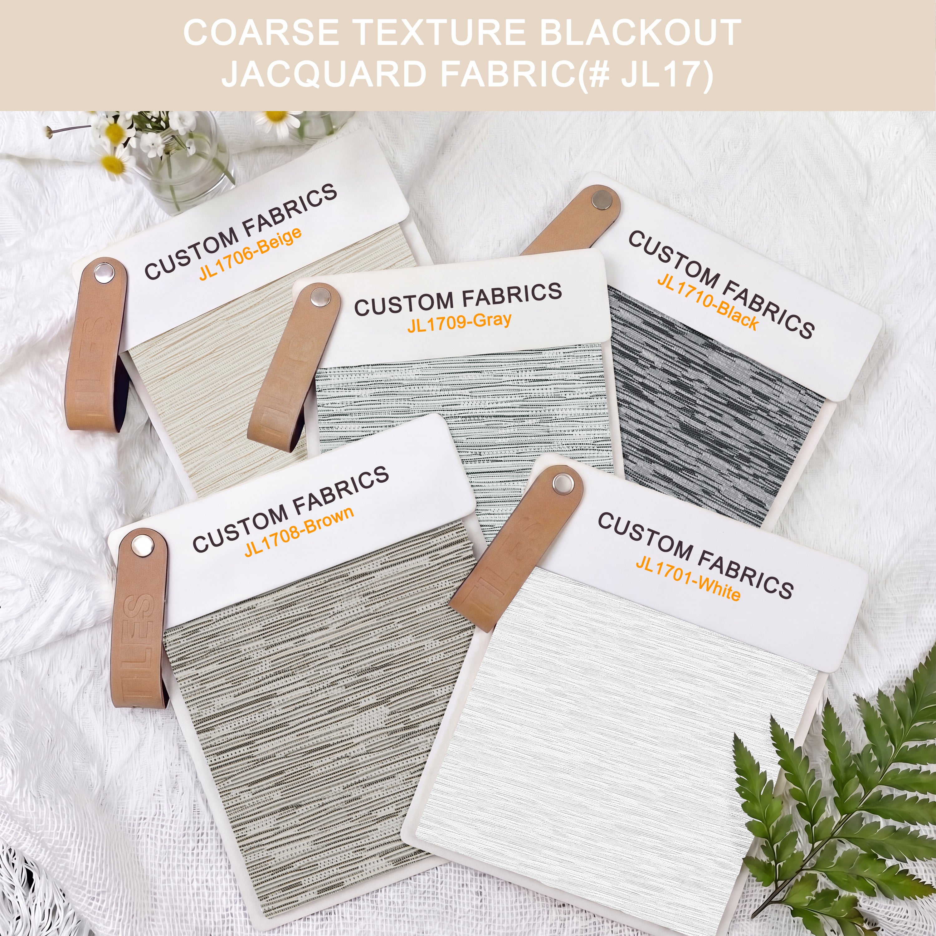Sulugood Roller Shade Fabric Samples