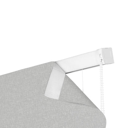 Sulugood Fabric Samples Iron Beaded Roman Shade featuring modern design and easy control system.