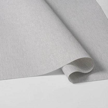Sulugood Classic Cordless Roman Shades fabric in a textured grey pattern showcasing its elegant design.