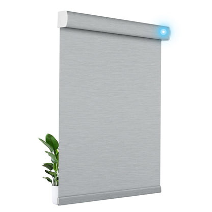 Sulugood Motorized Cordless Remote Control Blackout Light Filterling Roller Shades