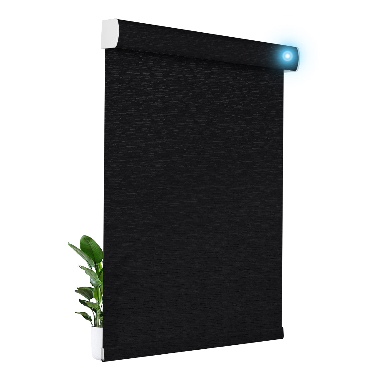 Sulugood Motorized Cordless Remote Control Blackout Light Filterling Roller Shades