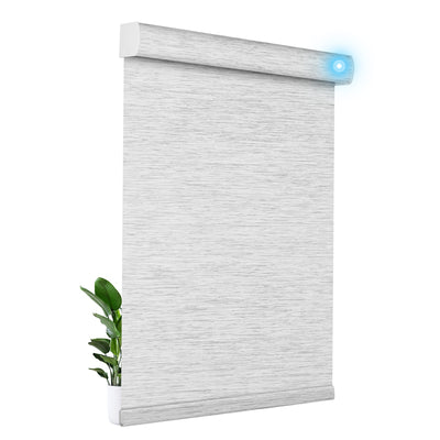 Sulugood Motorized Cordless Remote Control Blackout Light Filterling Roller Shades