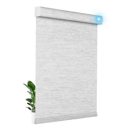 Sulugood Motorized Cordless Remote Control Blackout Light Filterling Roller Shades