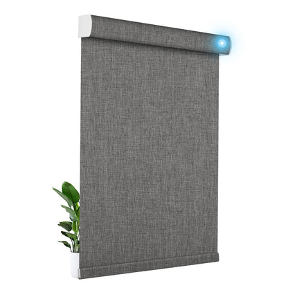 Sulugood Motorized Cordless Remote Control Blackout Light Filterling Roller Shades