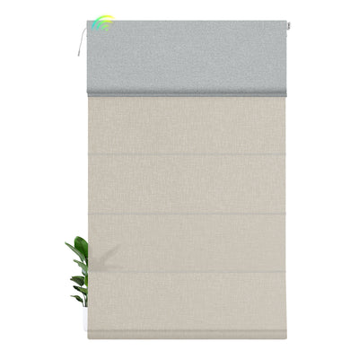 Blackout Gray+Light Filtering Beige