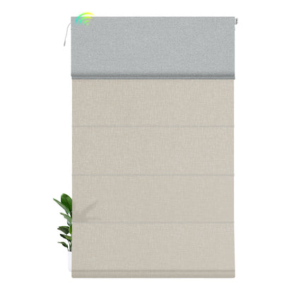 Blackout Gray+Light Filtering Beige