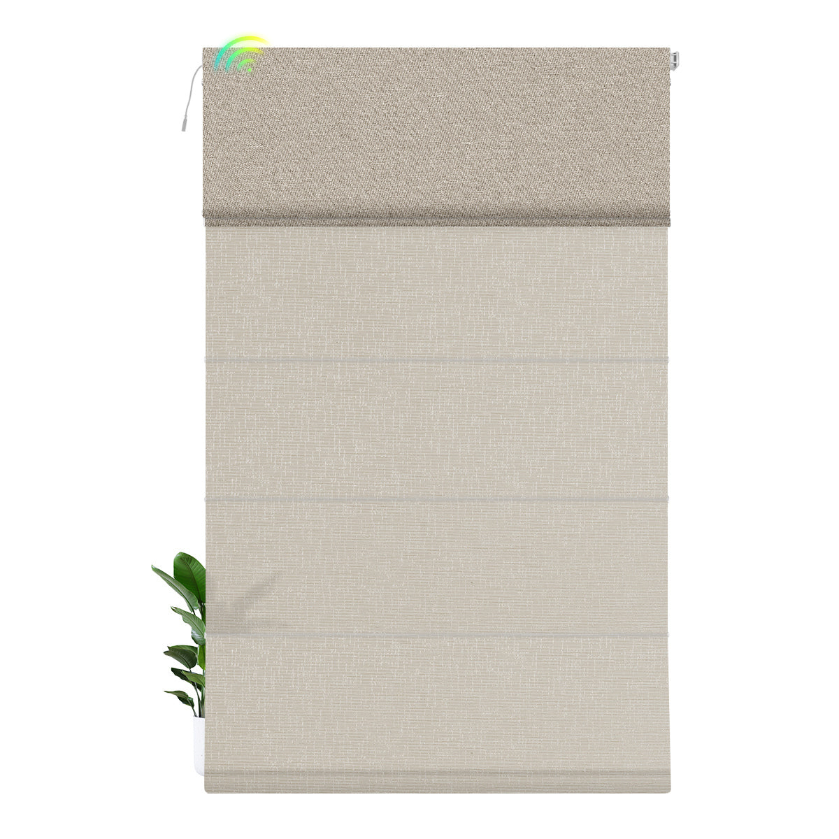 Blackout Brown+Light Filtering Beige