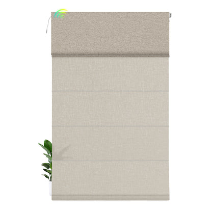 Blackout Brown+Light Filtering Beige