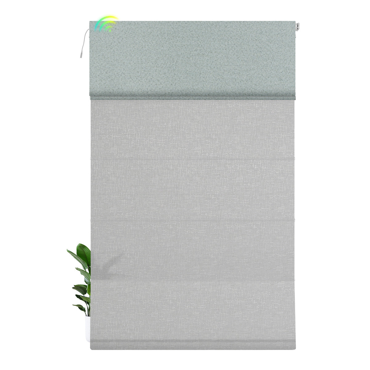 Blackout Blue Green+Light Filtering Gray