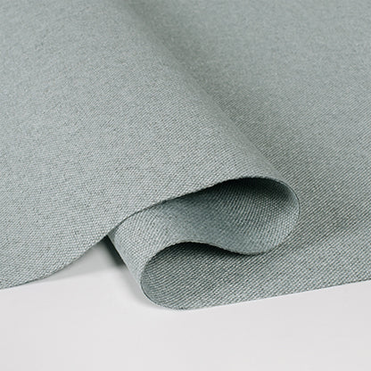 Sulugood  Fabric Samples Iron Beaded Roman Shade fabric in soft grey color showcasing its texture and quality.