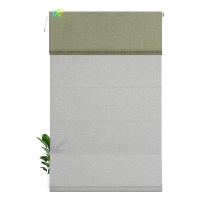 Blackout Light Green+Light Filtering Gray