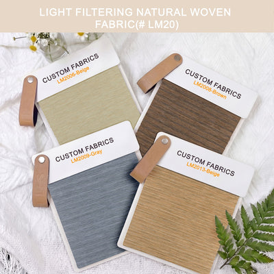 Sulugood Roman Shade Fabric Samples