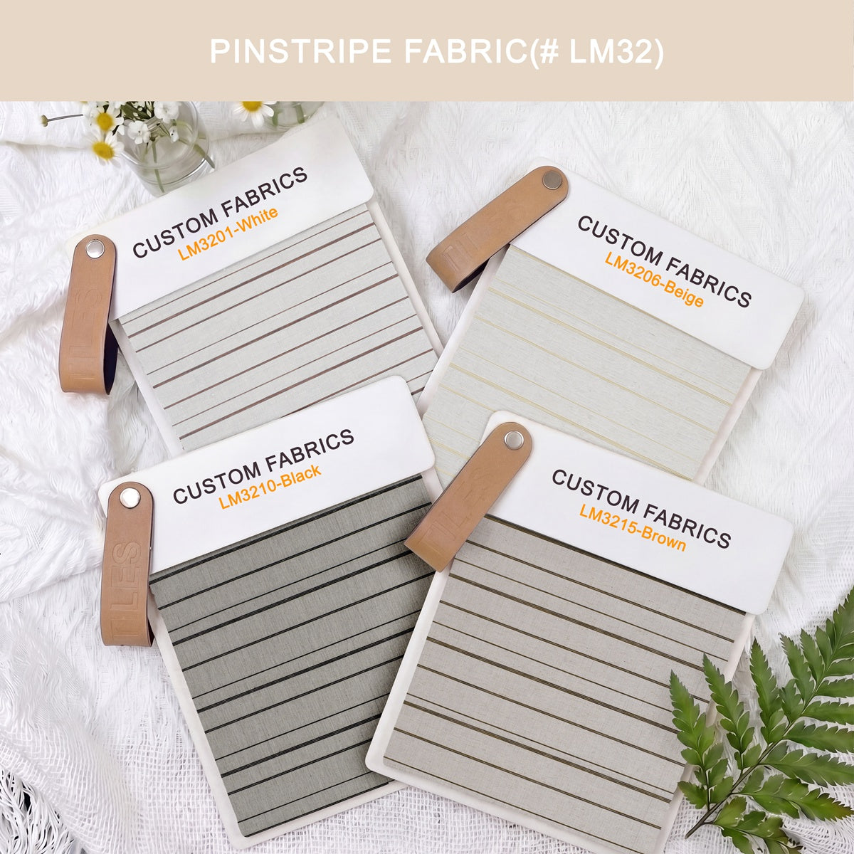 Sulugood Roman Shade Fabric Samples