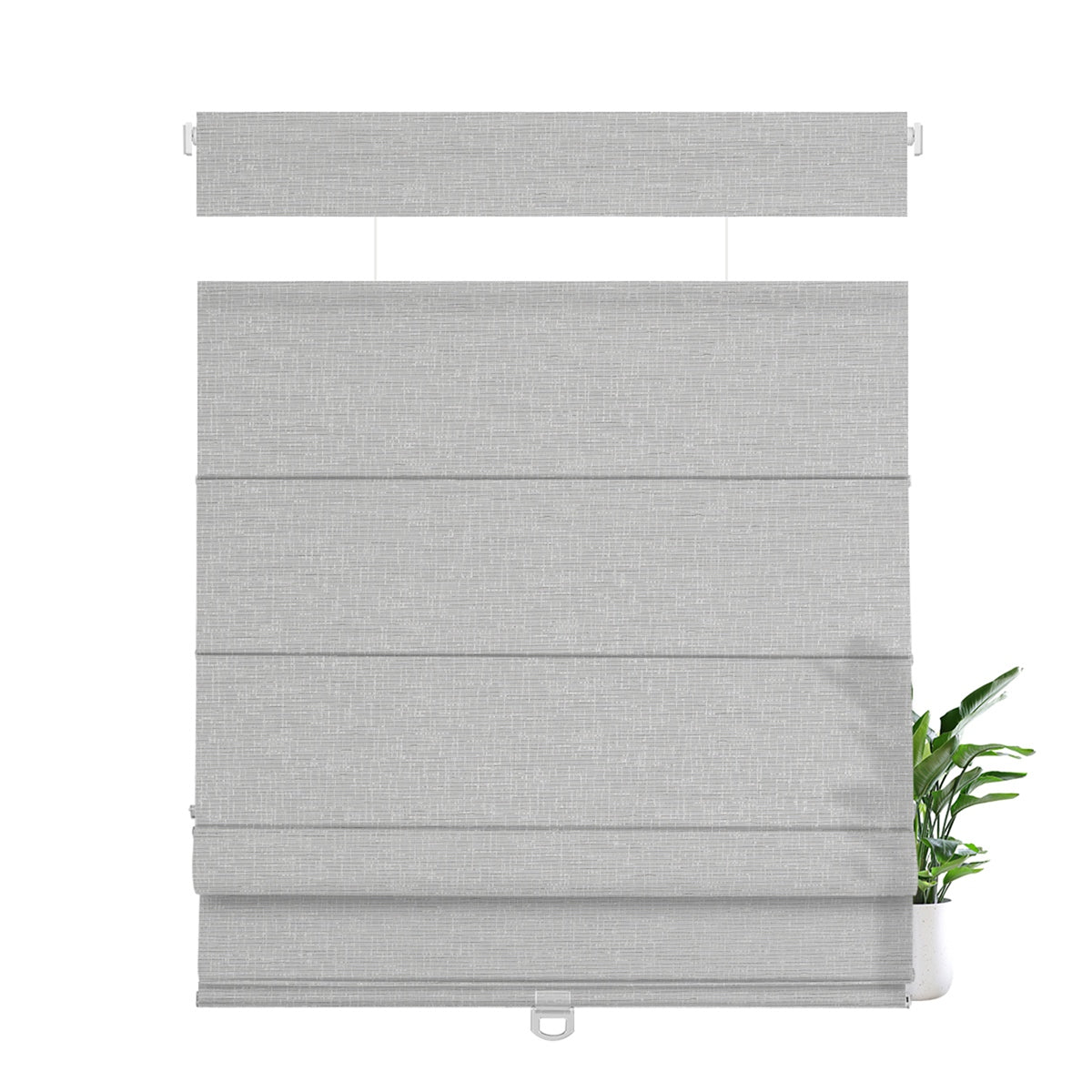 Sulugood Cordless No Drill Top Down Bottom up Roman Shades