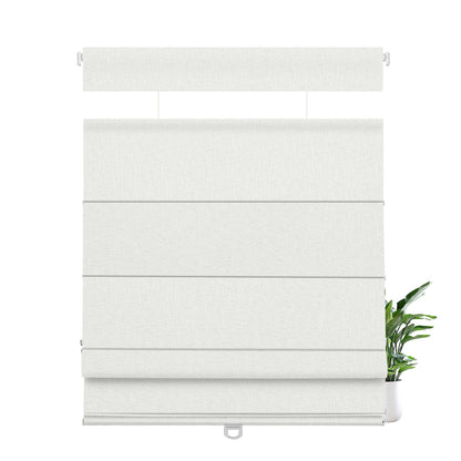 Sulugood Cordless No Drill Top Down Bottom up Roman Shades