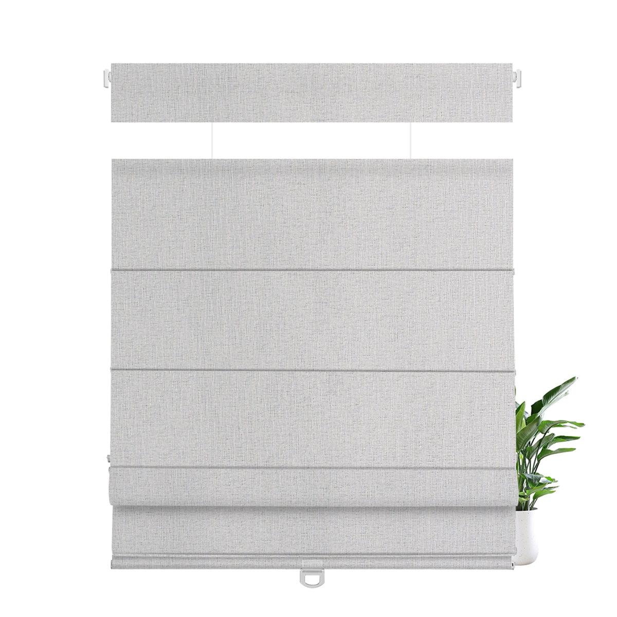 Sulugood Cordless No Drill Top Down Bottom up Roman Shades