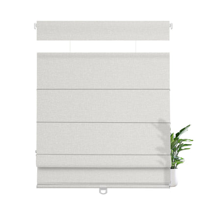 Sulugood Cordless No Drill Top Down Bottom up Roman Shades