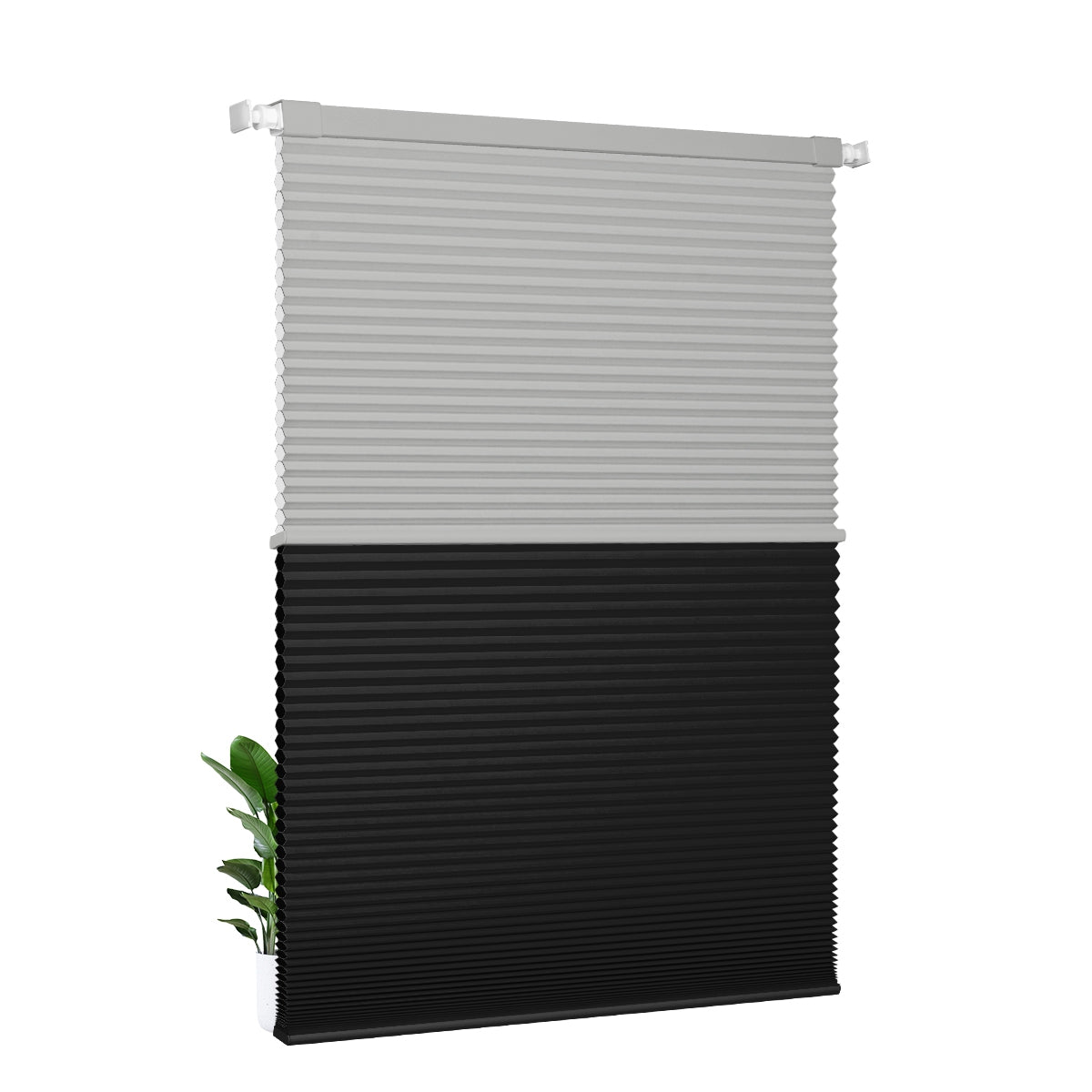 Light Filtering gray+Blackout black