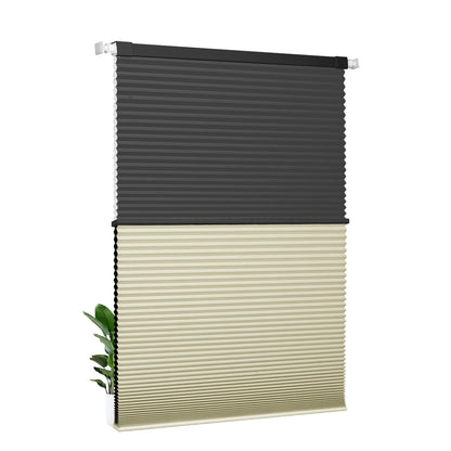 Light Filtering black+Blackout beige