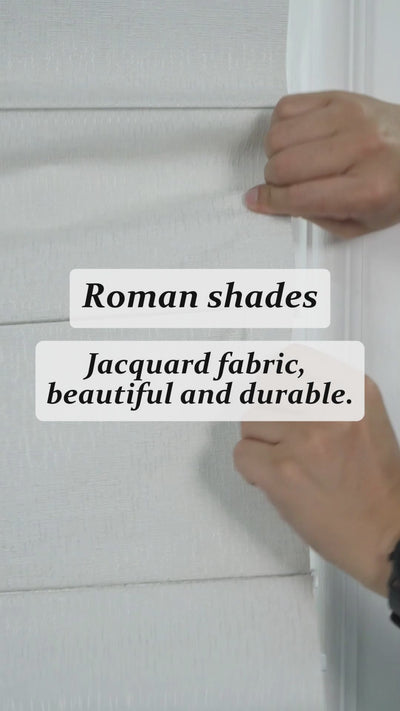 Sulugood Classic Custom Cordless Blackout Light Filtering Roman Shades