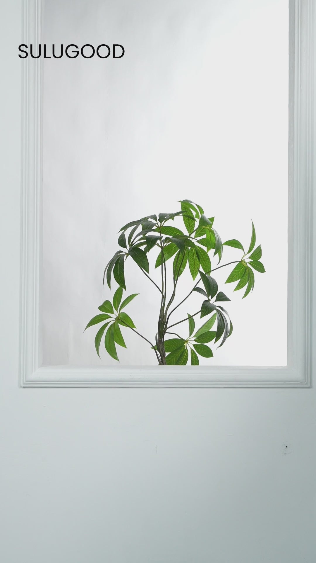 Load video: Sulugood No Drill Linen Fabric Cordless Blackout Roman Shades