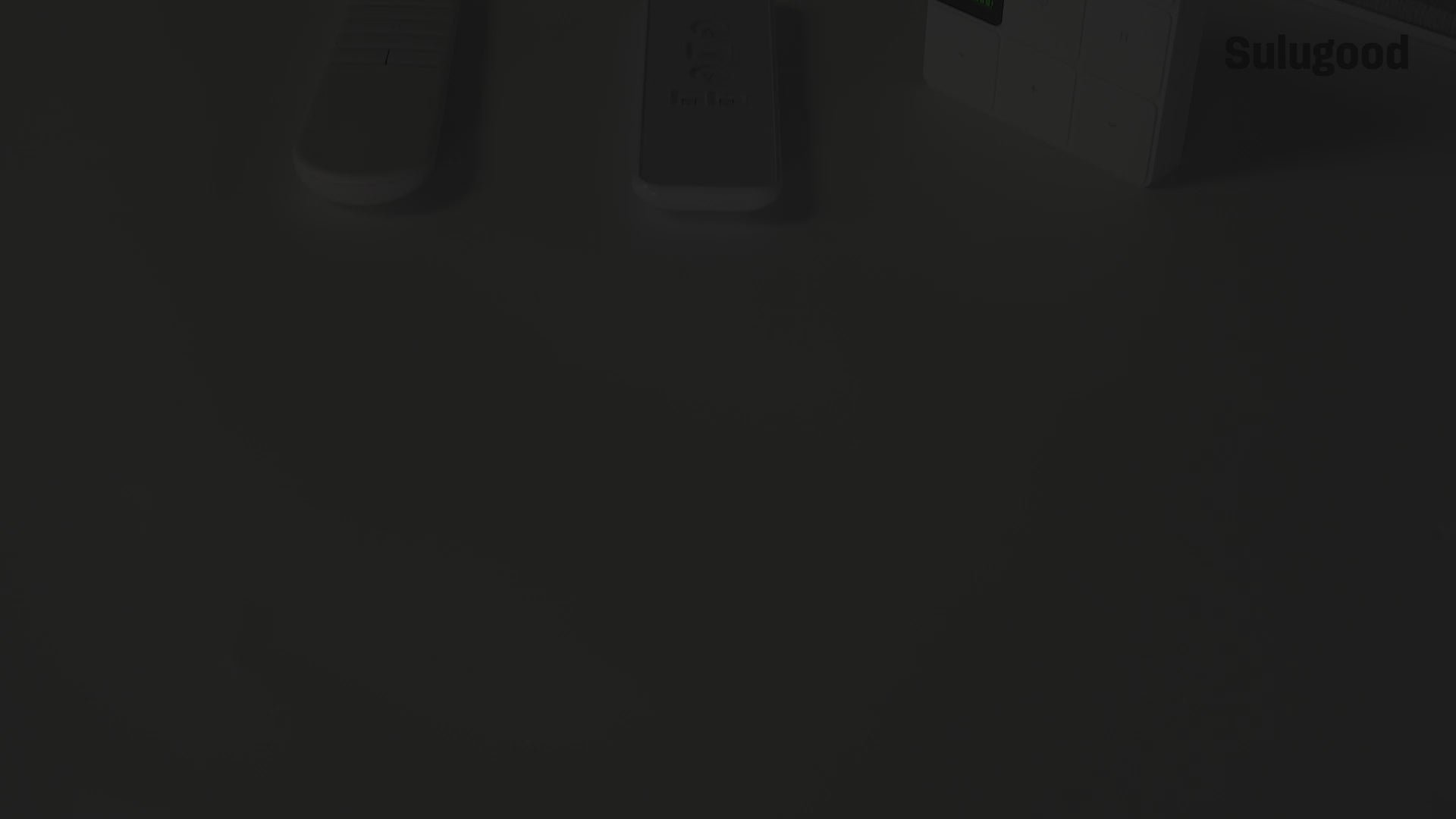 Sulugood Motorized Cordless Remote Control Blackout Light Filterling Roller Shades